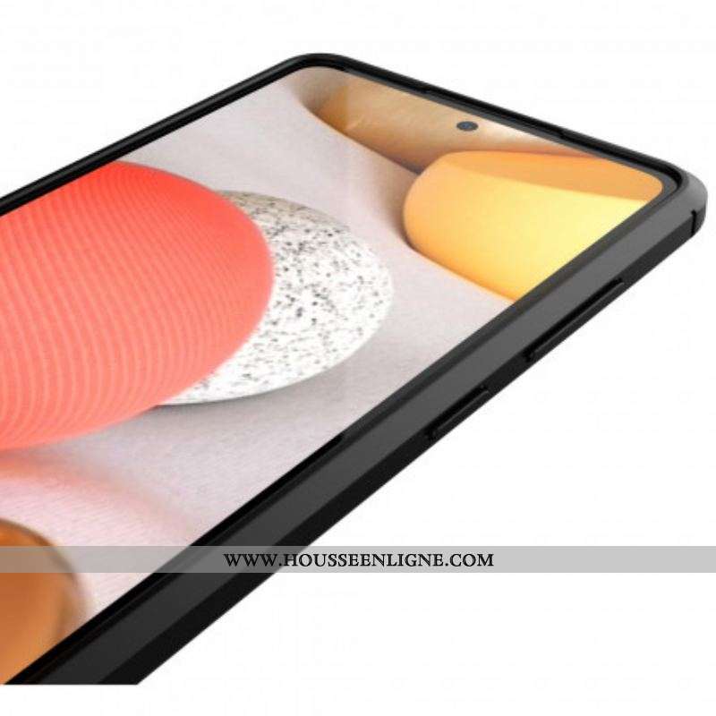 Coque Samsung Galaxy A52 4G / A52 5G / A52s 5G Effet Cuir Litchi Double Line