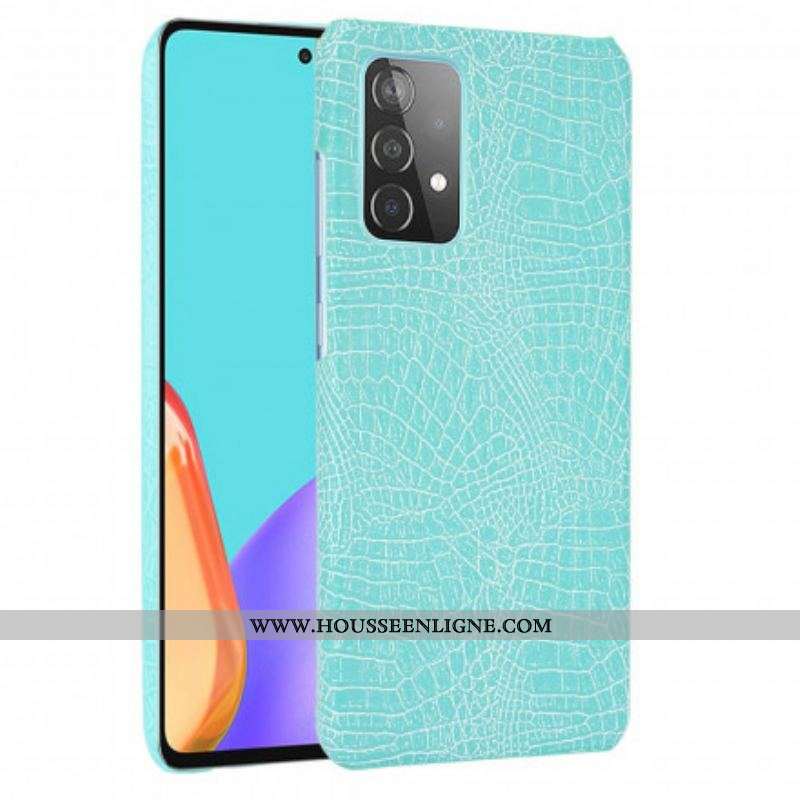 Coque Samsung Galaxy A52 4G / A52 5G / A52s 5G Effet Peau de Crocodile