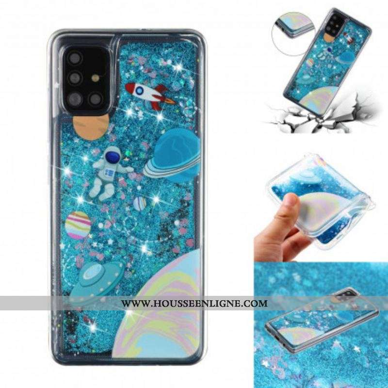 Coque Samsung Galaxy A52 4G / A52 5G / A52s 5G Espace Paillettes