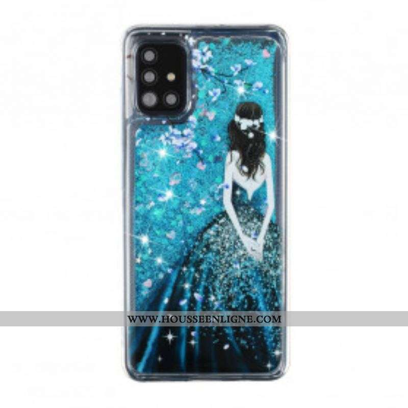 Coque Samsung Galaxy A52 4G / A52 5G / A52s 5G Femme Paillettes