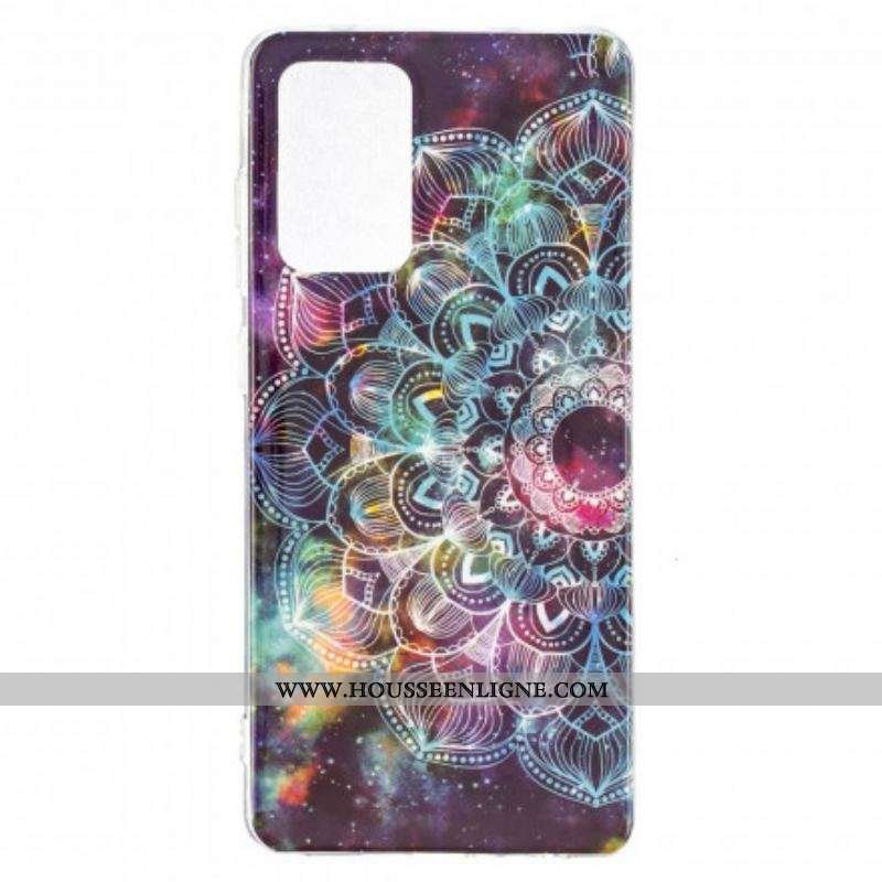 Coque Samsung Galaxy A52 4G / A52 5G / A52s 5G Mandala Coloré Fluorescente