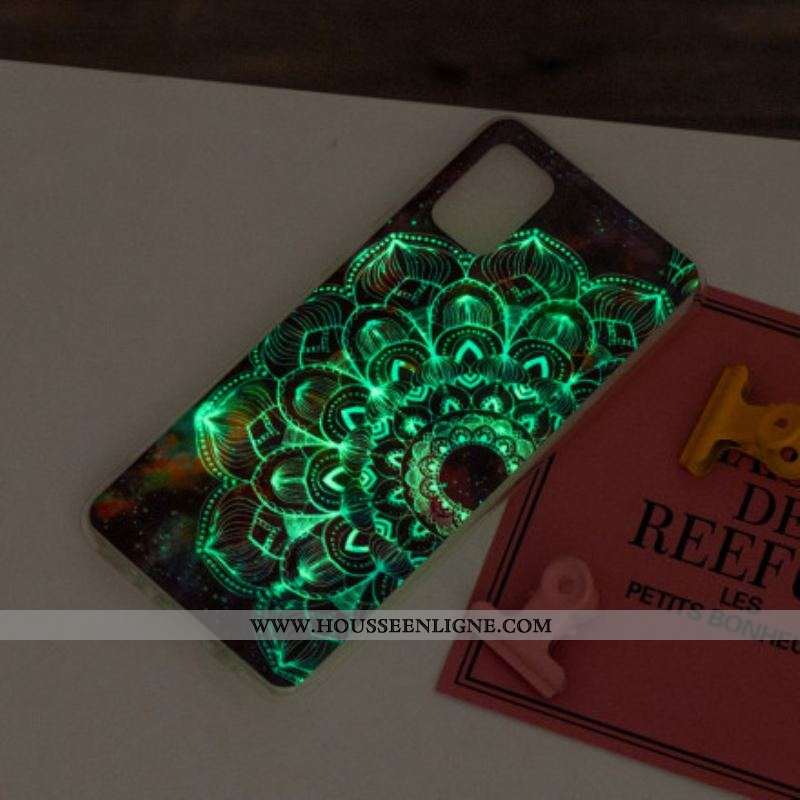 Coque Samsung Galaxy A52 4G / A52 5G / A52s 5G Mandala Coloré Fluorescente