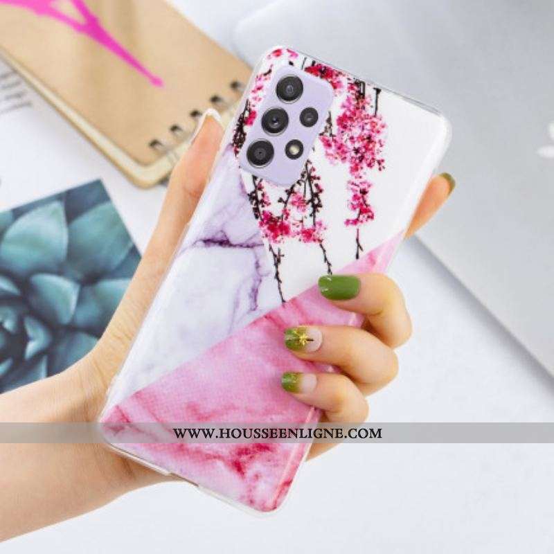 Coque Samsung Galaxy A52 4G / A52 5G / A52s 5G Marbre Rare
