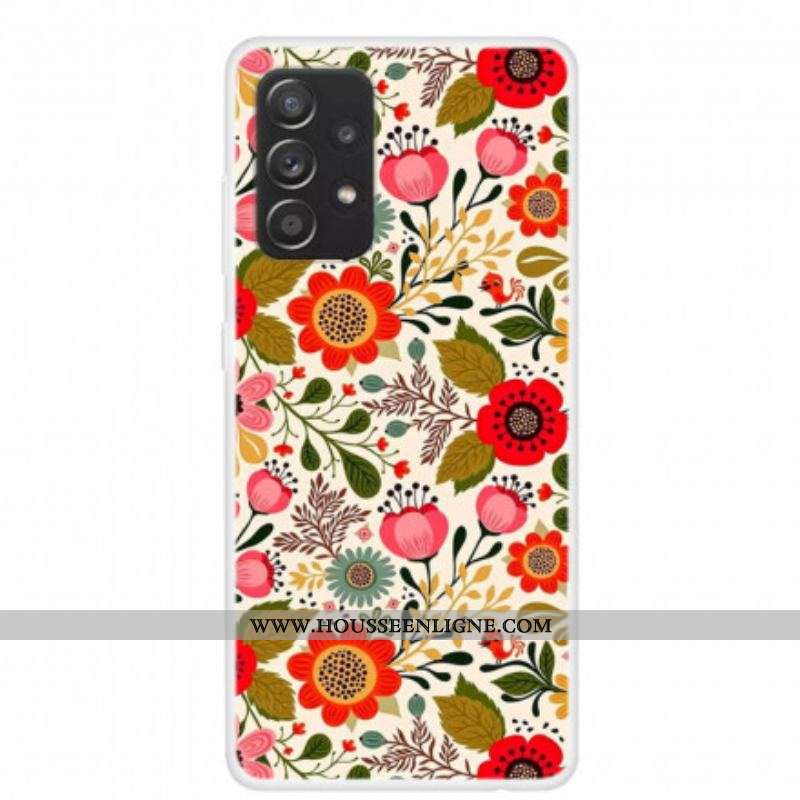 Coque Samsung Galaxy A52 4G / A52 5G / A52s 5G Marguerites