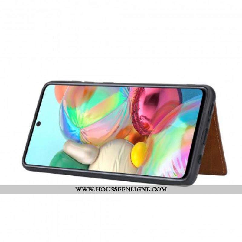 Coque Samsung Galaxy A52 4G / A52 5G / A52s 5G Porte Cartes Support Mains Libres