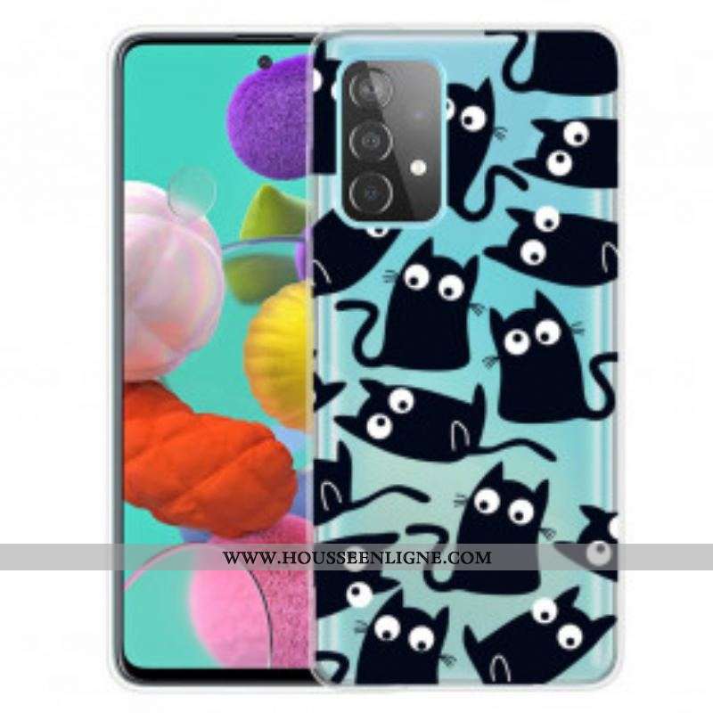 Coque Samsung Galaxy A52 4G / A52 5G / A52s 5G Souris Noires
