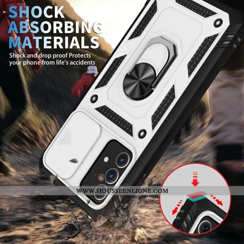 Coque Samsung Galaxy A52s / A52 4G / A52 5G Anneau et Cache-lentille