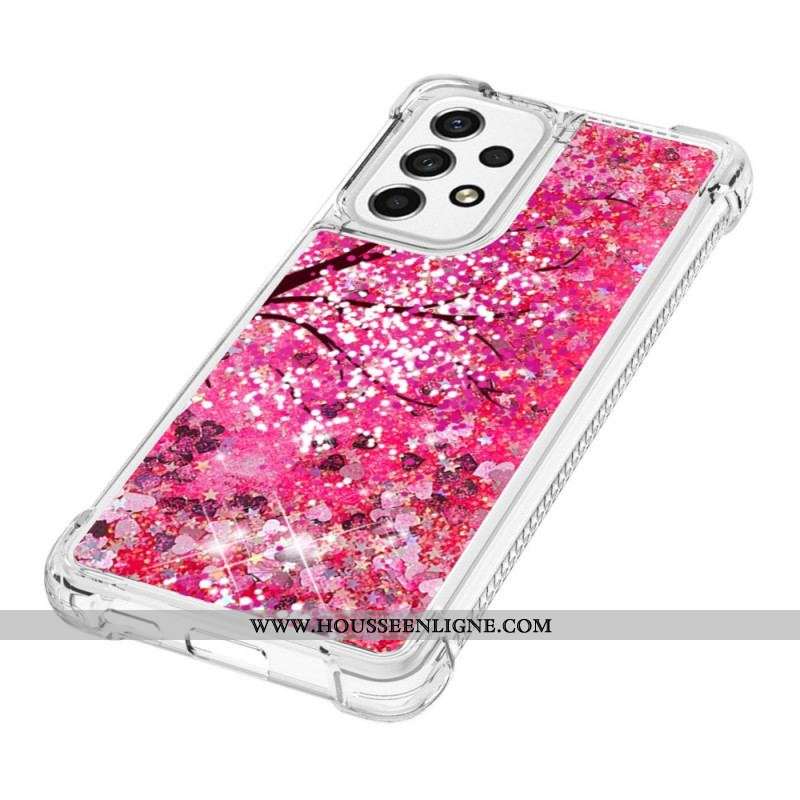 Coque Samsung Galaxy A53 5G Arbre Paillettes