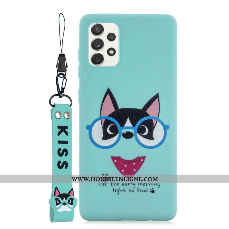 Coque Samsung Galaxy A53 5G Cartoon avec Lanière