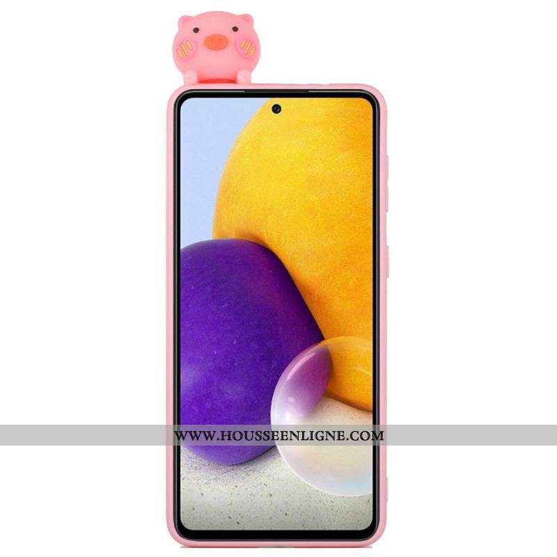 Coque Samsung Galaxy A53 5G Cochon Fun 3D