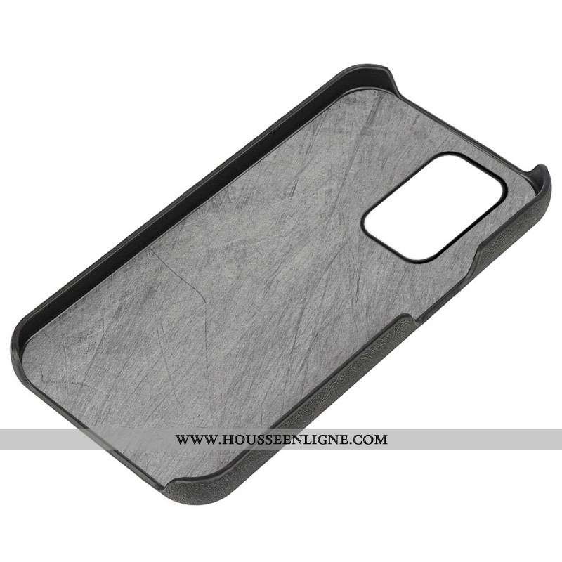 Coque Samsung Galaxy A53 5G Effet Cuir Anneau-Support