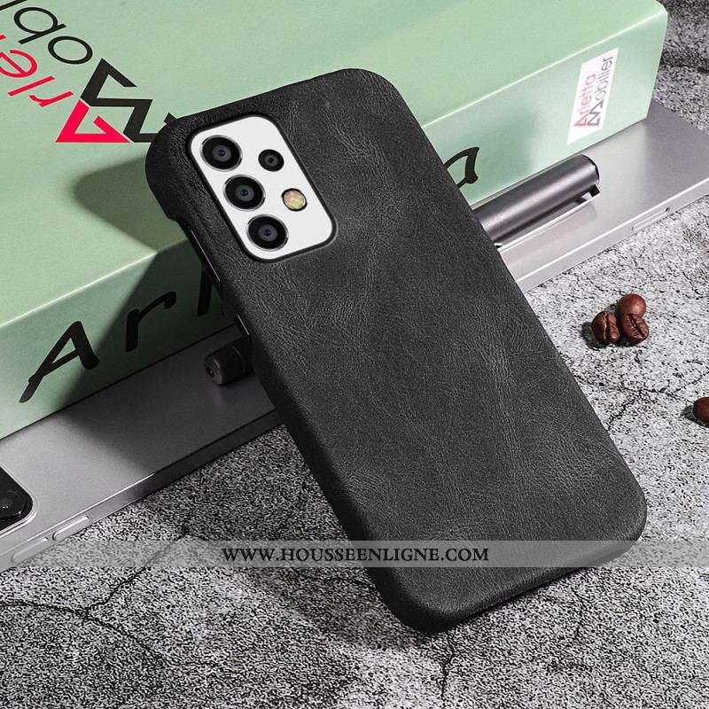 Coque Samsung Galaxy A53 5G Effet Cuir Design