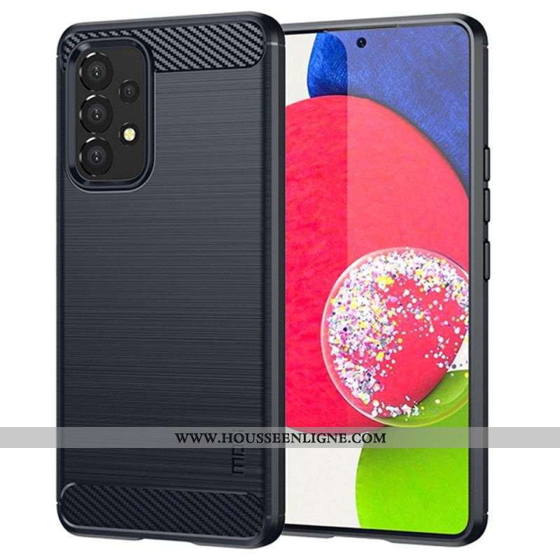 Coque Samsung Galaxy A53 5G Fibre Carbone Brossée MOFI