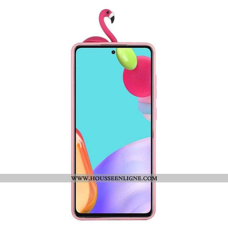 Coque Samsung Galaxy A53 5G Flamant Rose 3D