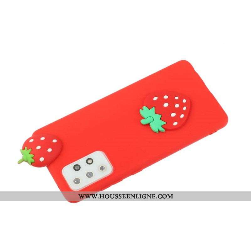 Coque Samsung Galaxy A53 5G La Fraise 3D