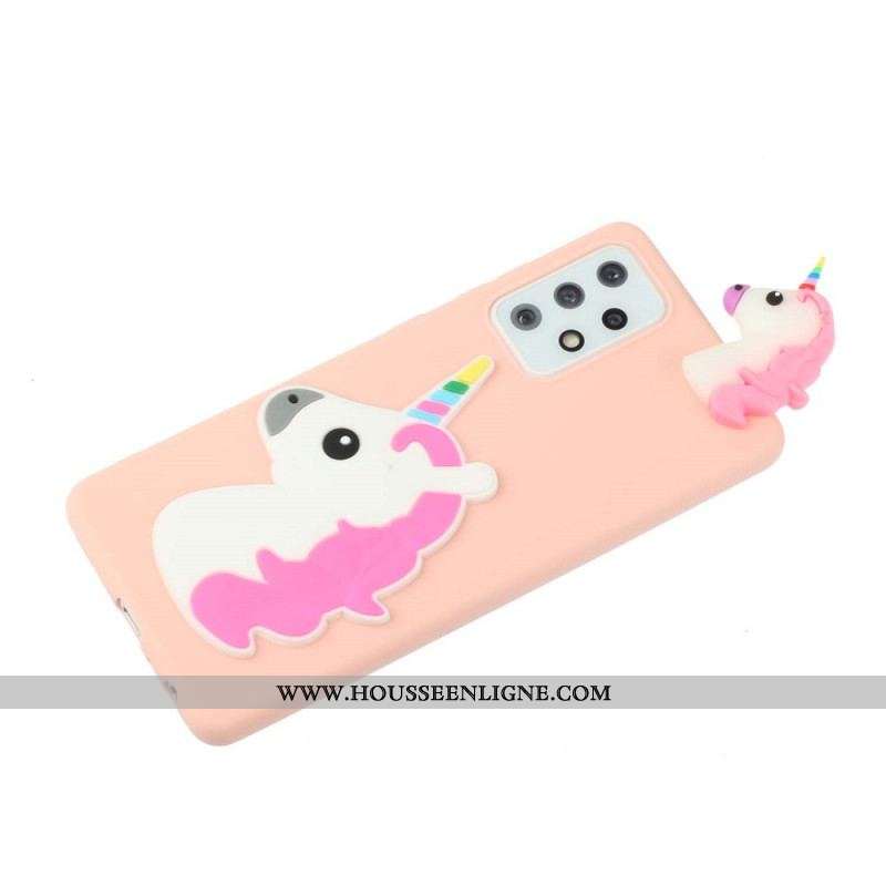Coque Samsung Galaxy A53 5G Licorne 3D
