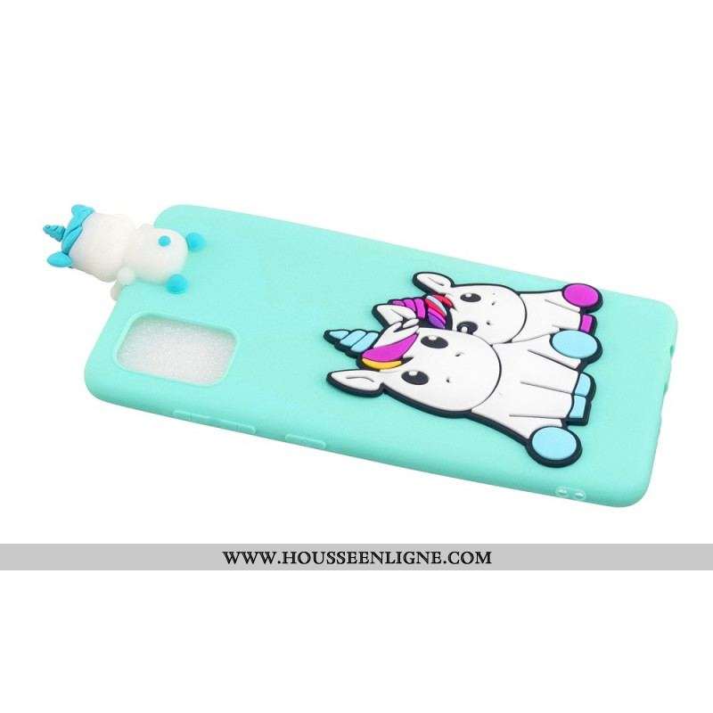 Coque Samsung Galaxy A53 5G Licornes 3D