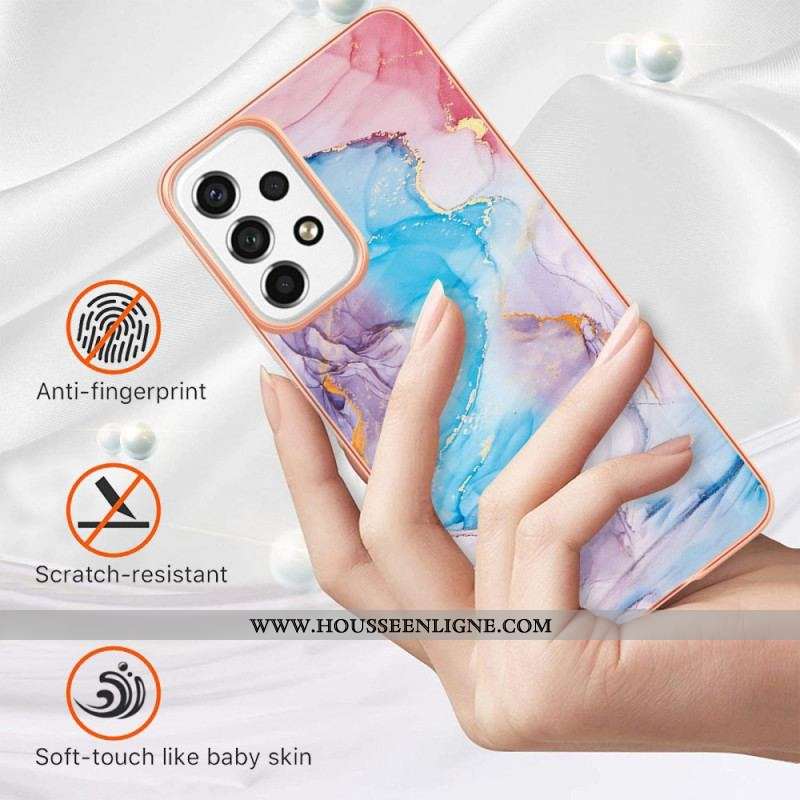 Coque Samsung Galaxy A53 5G Marbre Décliné