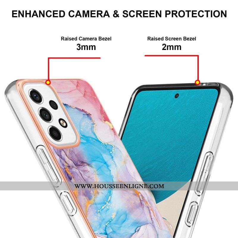 Coque Samsung Galaxy A53 5G Marbre Décliné