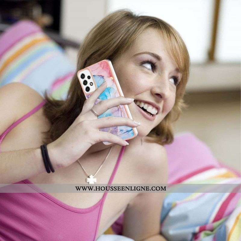 Coque Samsung Galaxy A53 5G Marbre Décliné