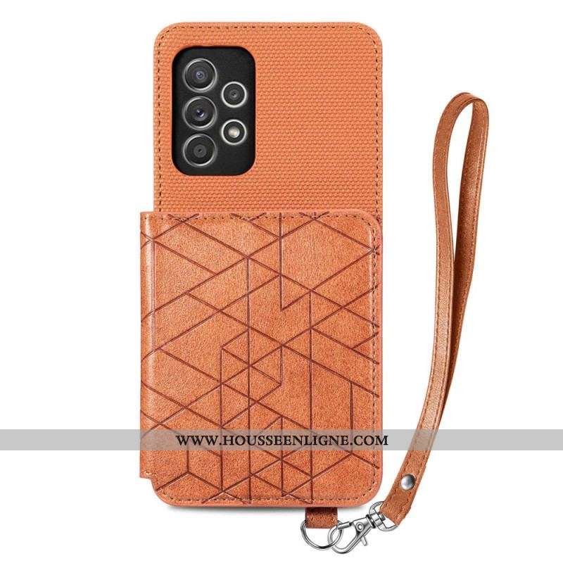Coque Samsung Galaxy A53 5G Porte-Cartes à Lanière