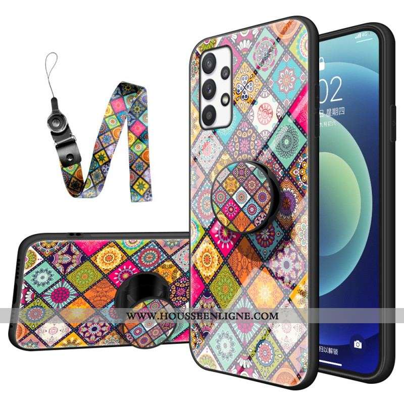 Coque Samsung Galaxy A53 5G Support Magnétique Patchwork