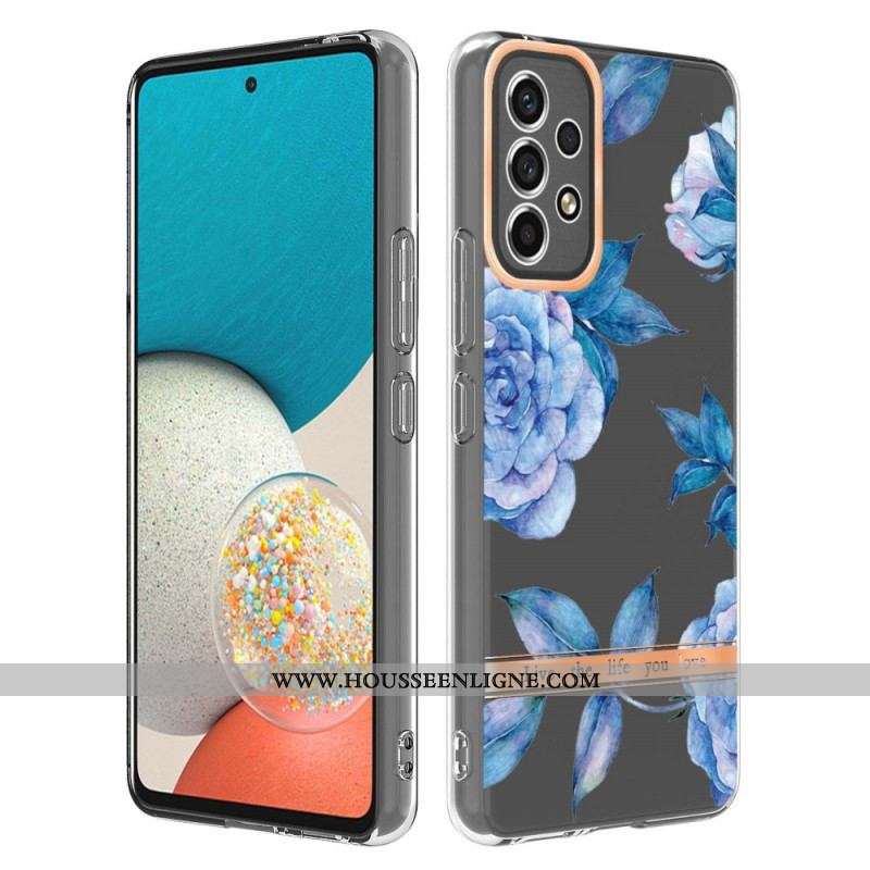Coque Samsung Galaxy A53 5G Transparente Florale