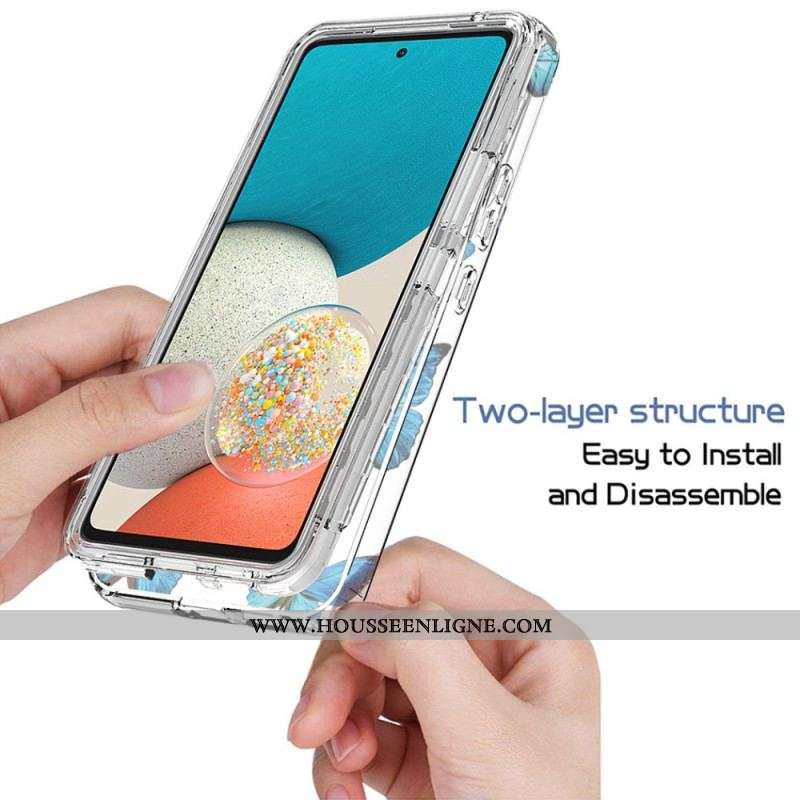 Coque Samsung Galaxy A53 5G Transparente Papillons