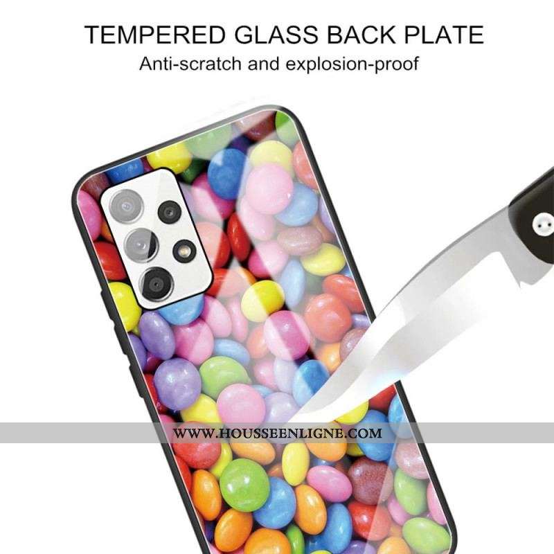 Coque Samsung Galaxy A53 5G Verre Trempé Bonbons