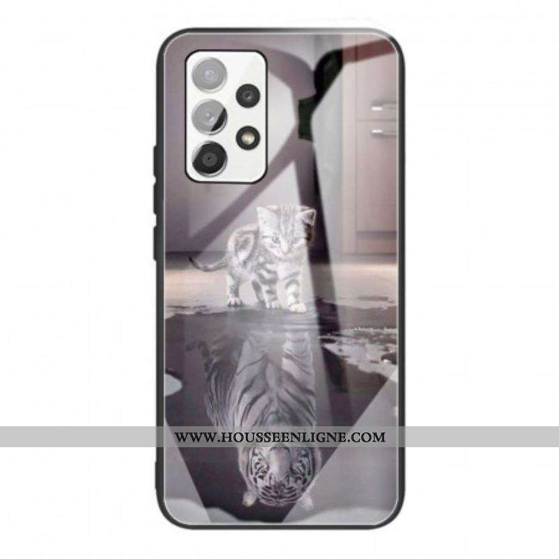 Coque Samsung Galaxy A53 5G Verre Trempé Ernest le Tigre