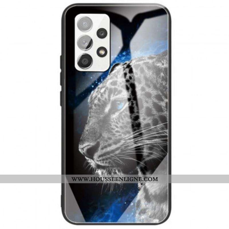 Coque Samsung Galaxy A53 5G Verre Trempé Face de Félin