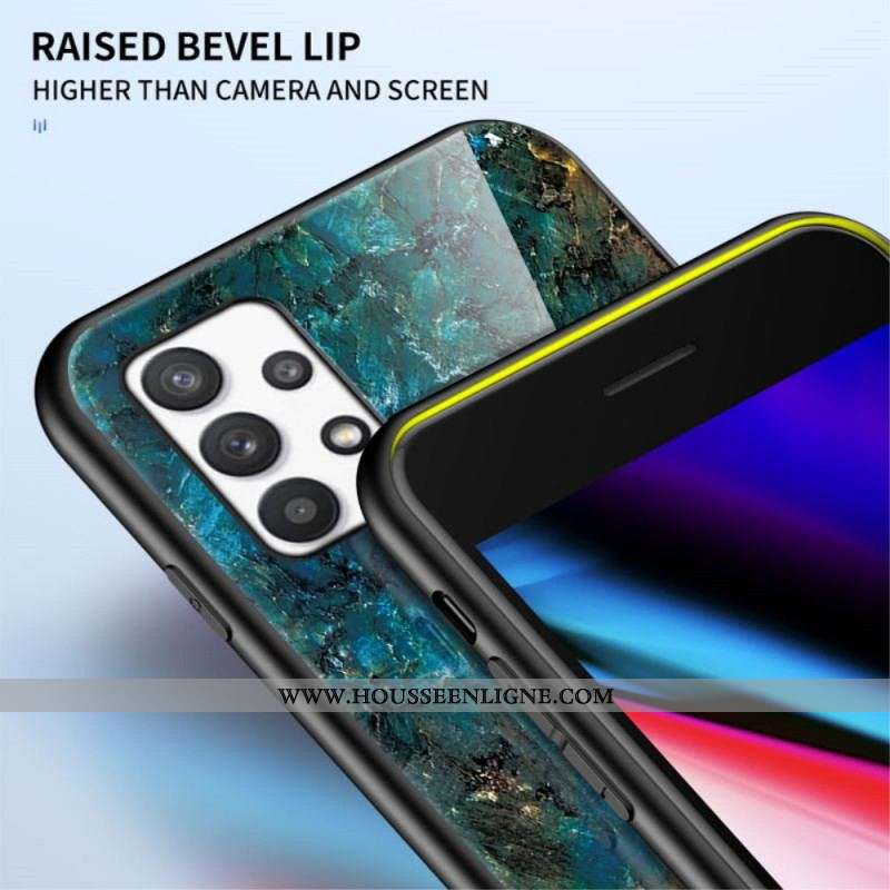 Coque Samsung Galaxy A53 5G Verre Trempé Marble Colors