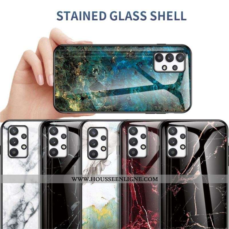 Coque Samsung Galaxy A53 5G Verre Trempé Marble Colors