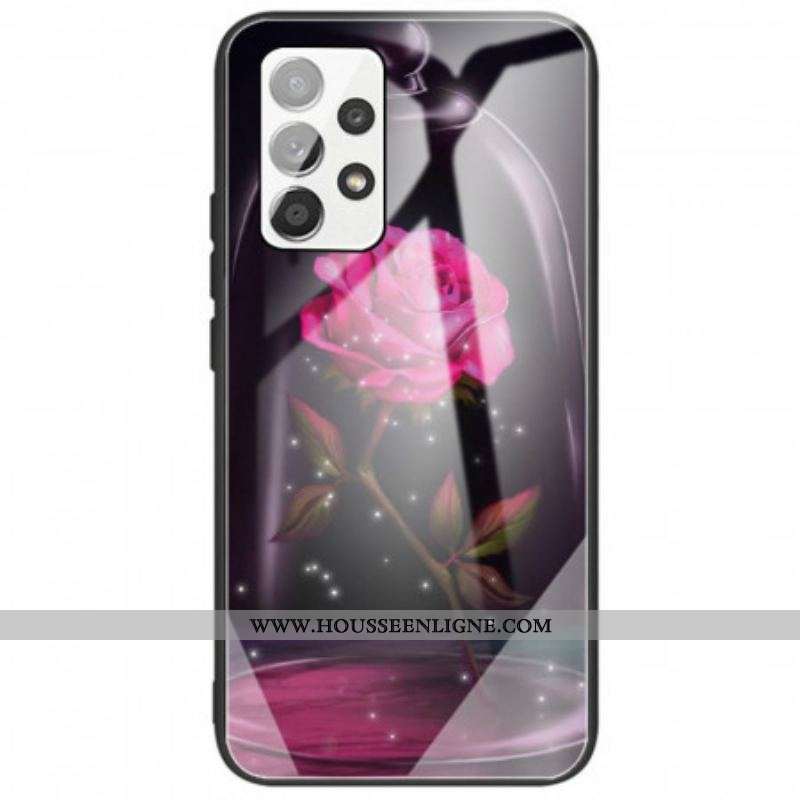 Coque Samsung Galaxy A53 5G Verre Trempé Rose Magique
