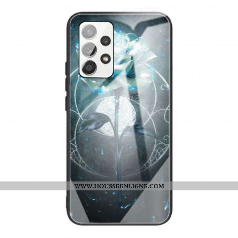 Coque Samsung Galaxy A53 5G Verre Trempé Rose Verte