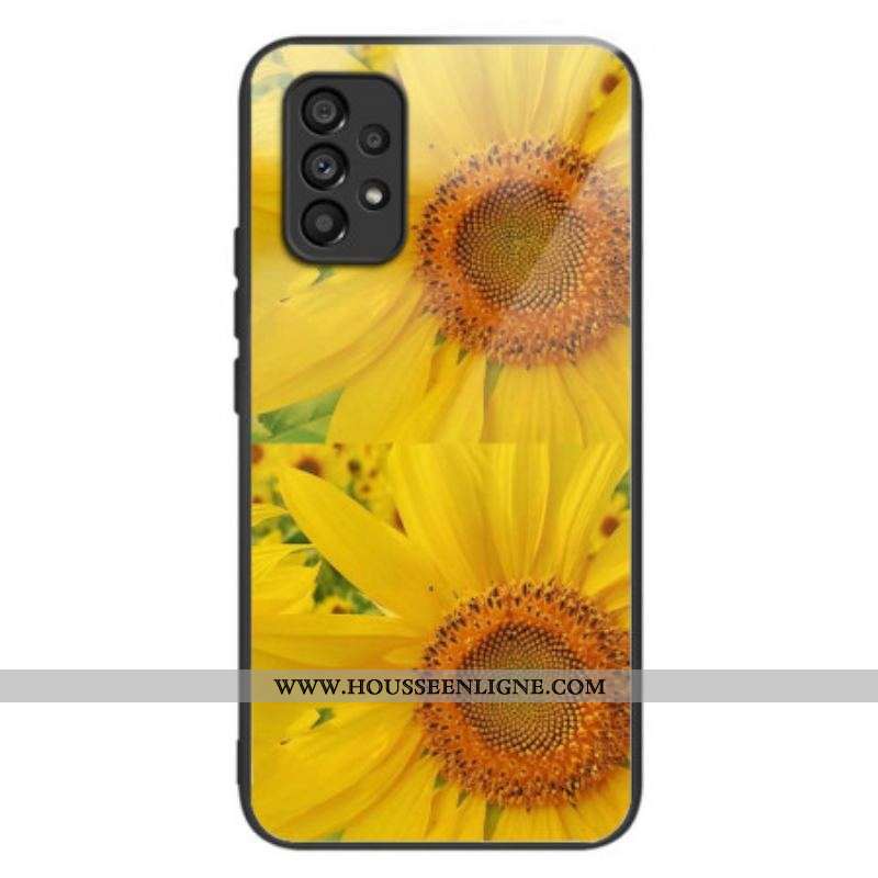 Coque Samsung Galaxy A53 5G Verre Trempé Tournesol