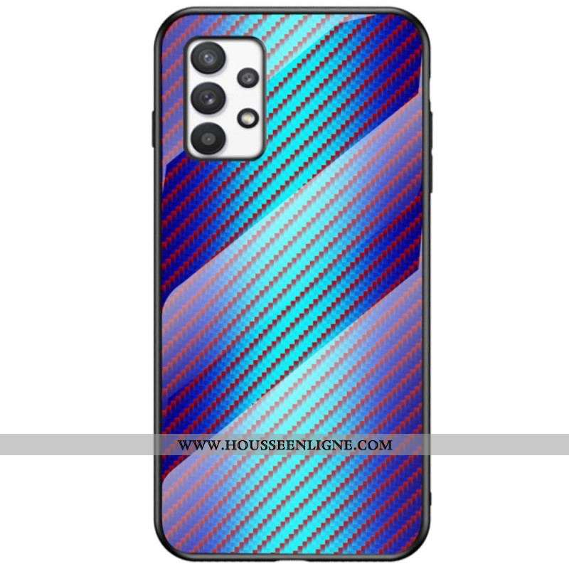 Coque Samsung Galaxy A53 Verre Trempé Fibre Carbone