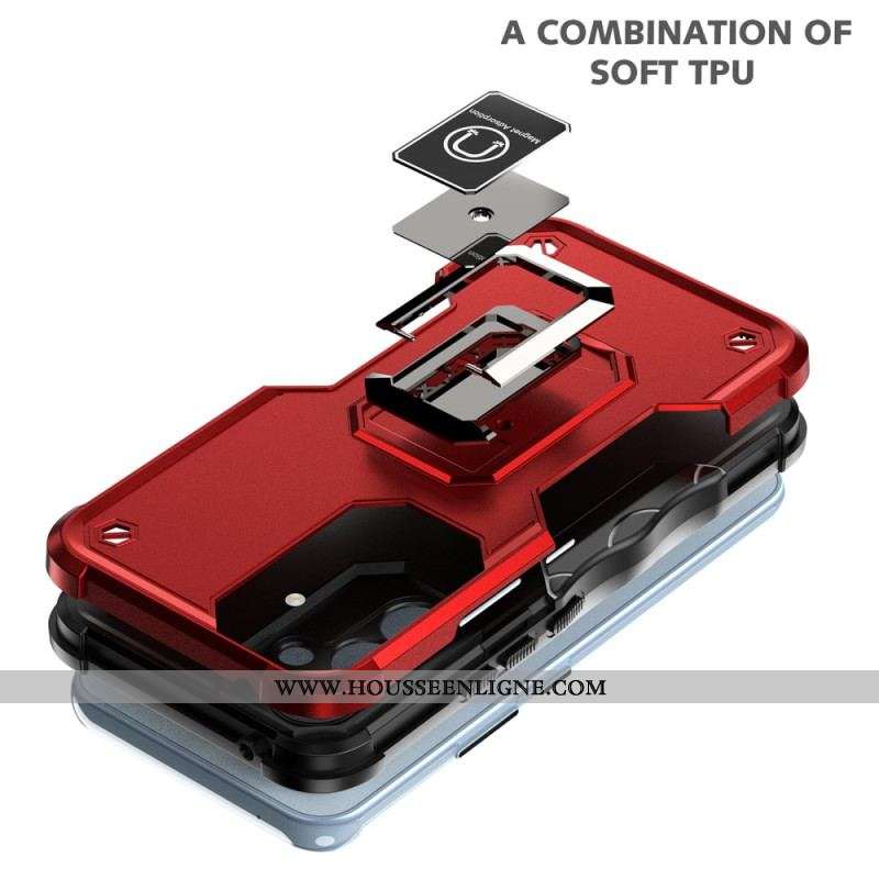 Coque Samsung Galaxy A54 5G Anneau-Support Métal