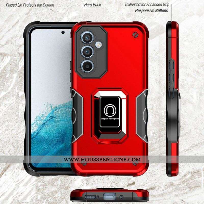 Coque Samsung Galaxy A54 5G Anneau-Support Métal