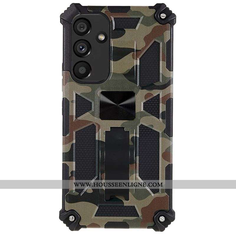 Coque Samsung Galaxy A54 5G Camouflage Support Amovible