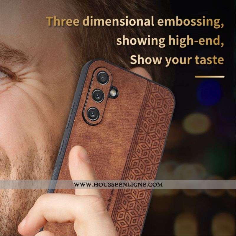 Coque Samsung Galaxy A54 5G Effet Cuir AZNS