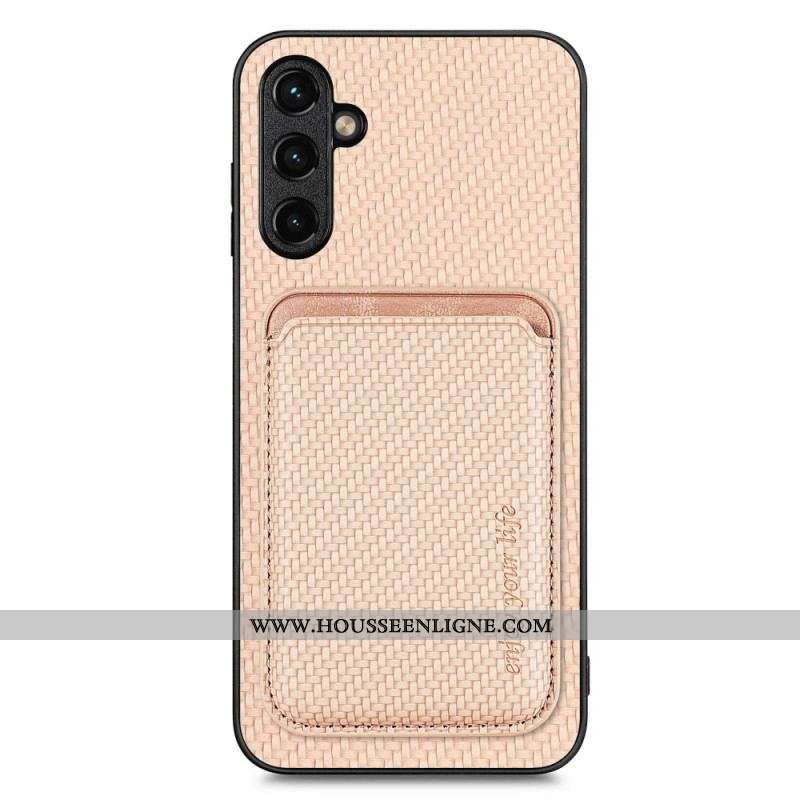 Coque Samsung Galaxy A54 5G Fibre Carbone Porte-Cartes
