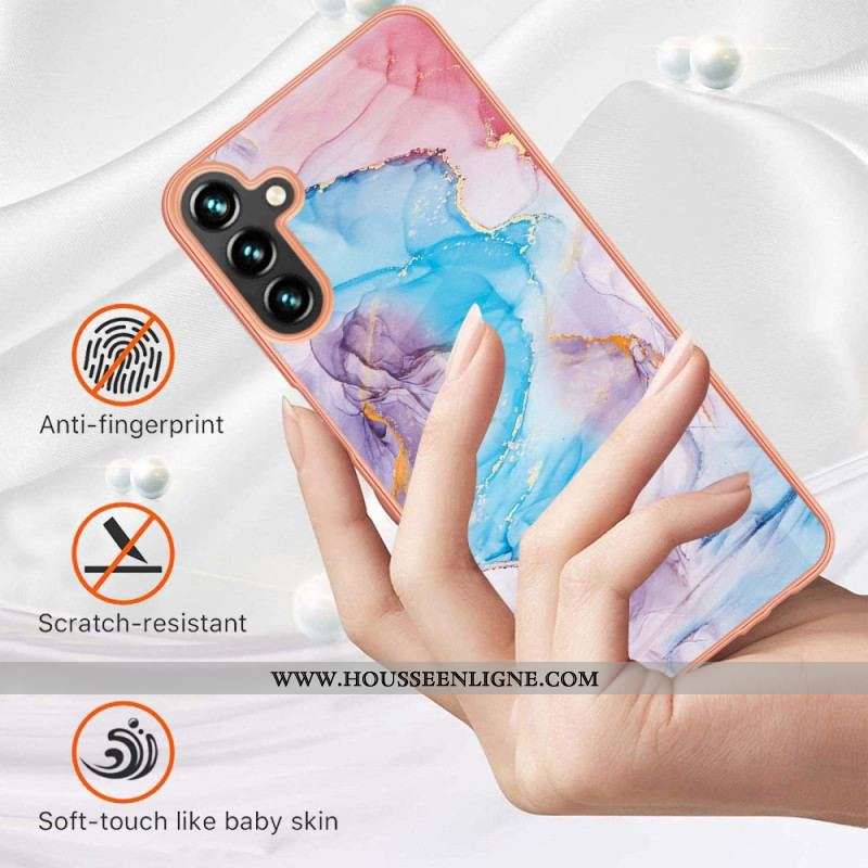 Coque Samsung Galaxy A54 5G Marbre Aquarelle