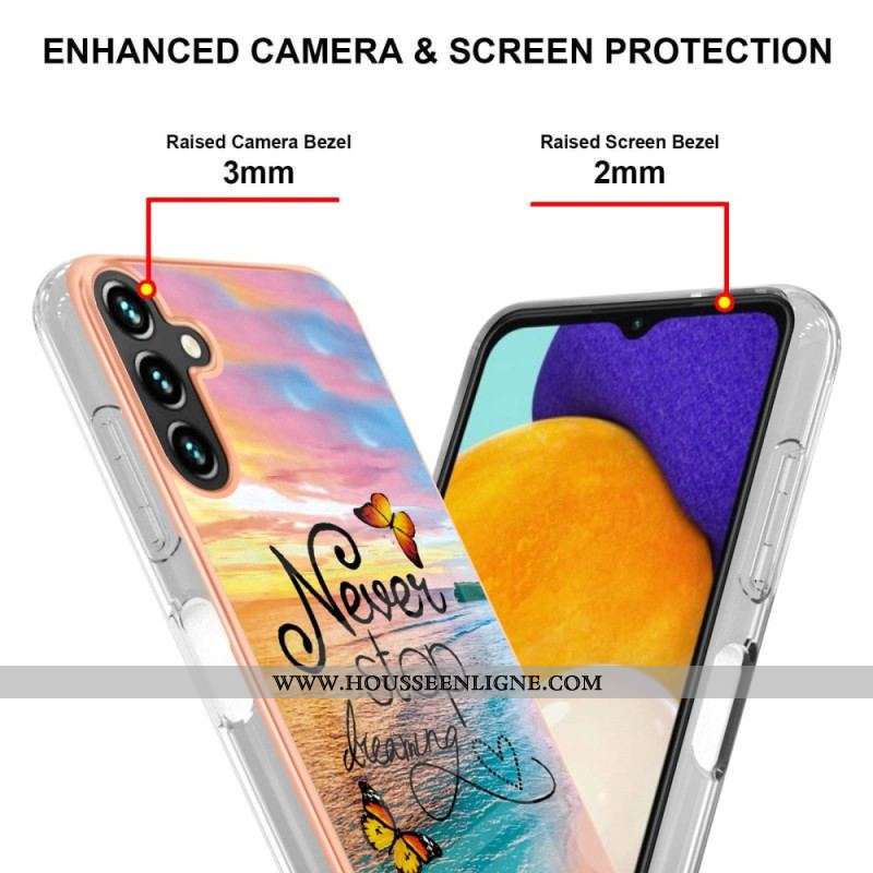 Coque Samsung Galaxy A54 5G Never Sto Dreaming Papillons