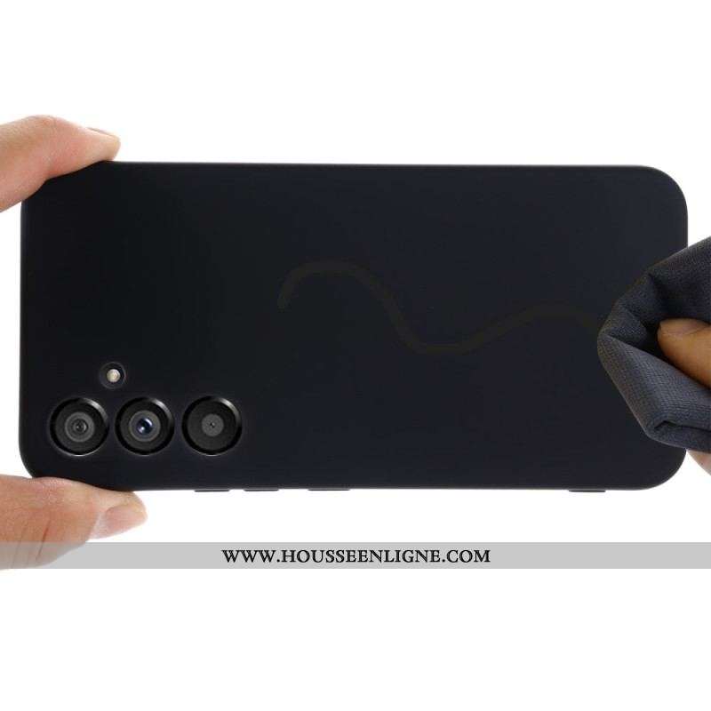 Coque Samsung Galaxy A54 5G Silicone Liquide avec Lanière