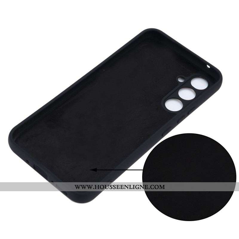 Coque Samsung Galaxy A54 5G Silicone Liquide avec Lanière