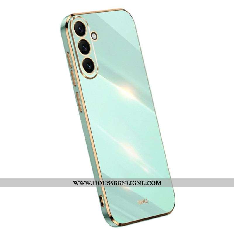 Coque Samsung Galaxy A54 5G Silicone Rebords Dorés
