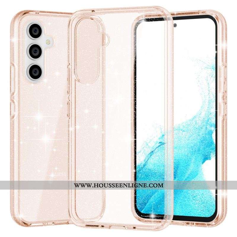 Coque Samsung Galaxy A54 5G Transparente Paillettes