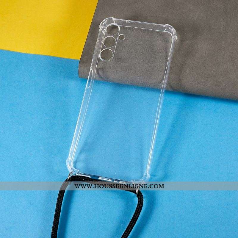 Coque Samsung Galaxy A54 5G Transparente avec Cordon