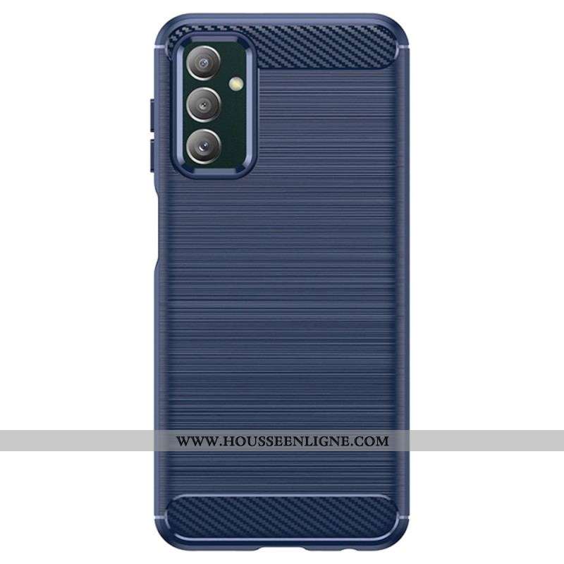 Coque Samsung Galaxy M13 Fibre Carbone Brossée